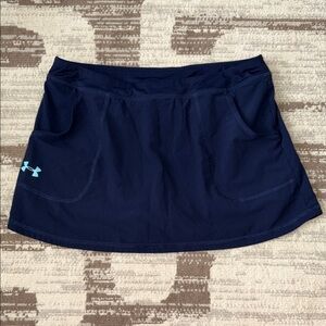 Under Armour Blue Skort Women’s Small YXL Like New Sporty Activewear Workout